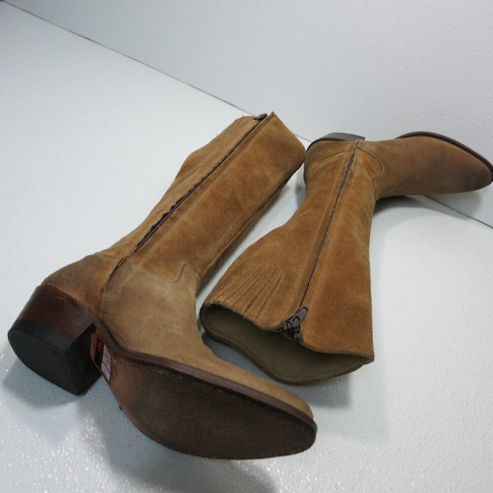Sendra Inside Zippered Boots Brown Leather Equestrian Riding Boot Shoes Sz 5 - Picture 7 of 7